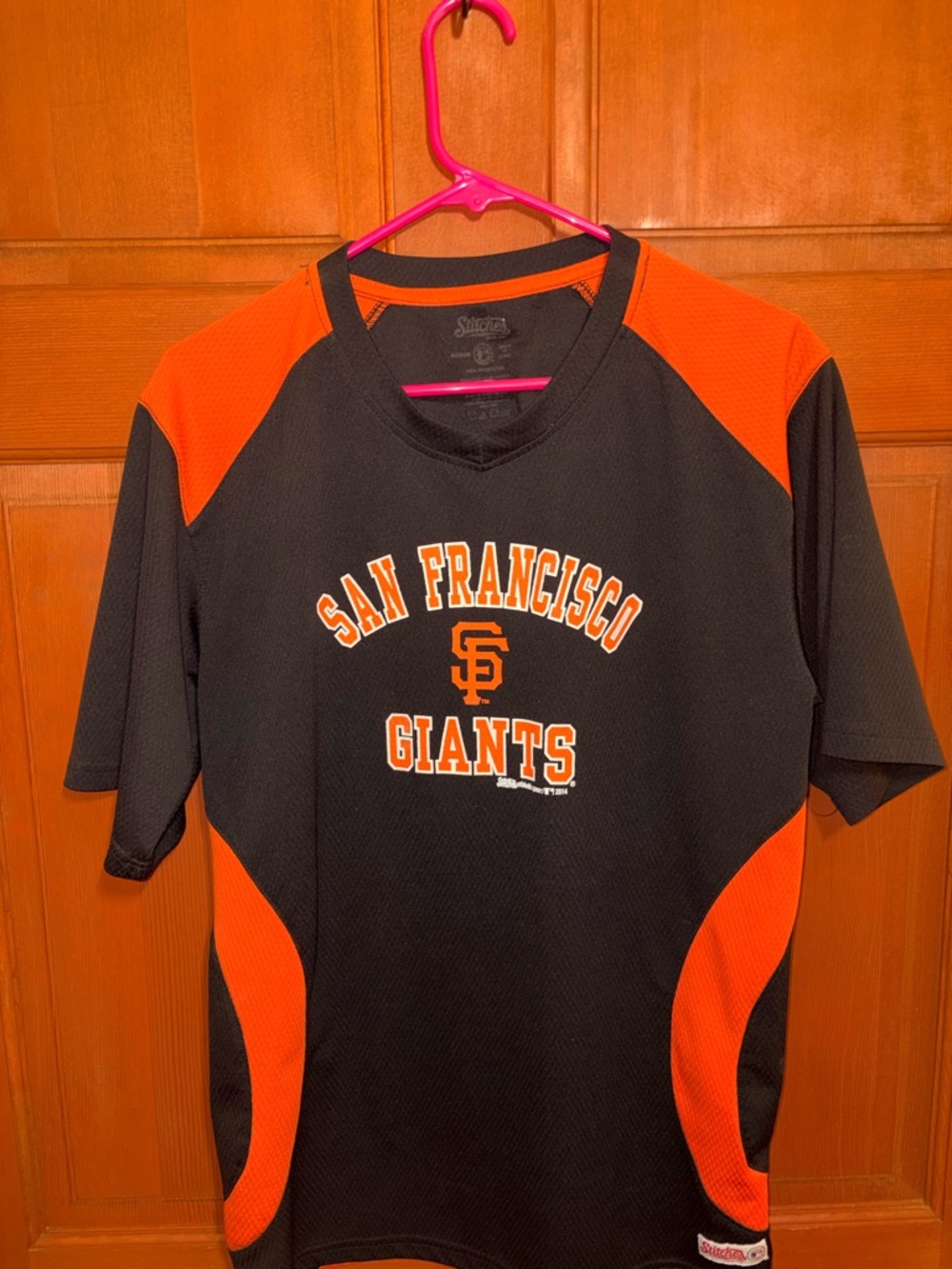 Majestic Black and Orange San Francisco Giants Tee
